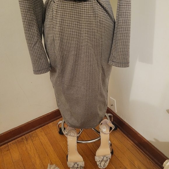 Max Studio Houndstooth Dress Size M - Picture 12 of 16